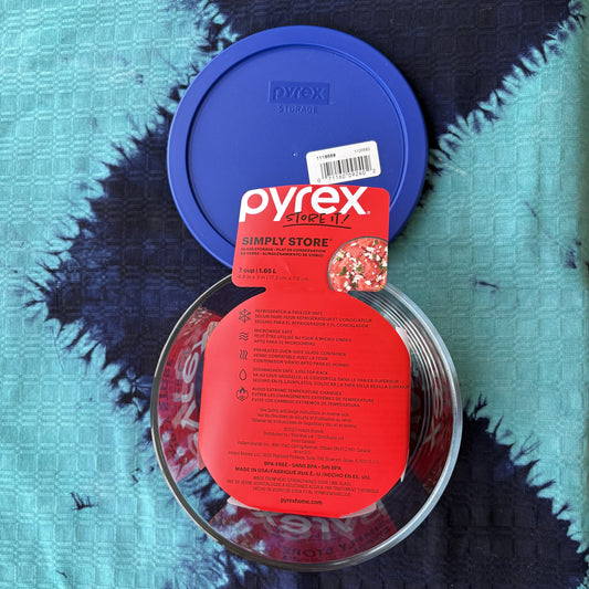 MEDIUM SIZED ORDER Deposit on a Returnable Round Pyrex Container $12.00 DEPOSIT