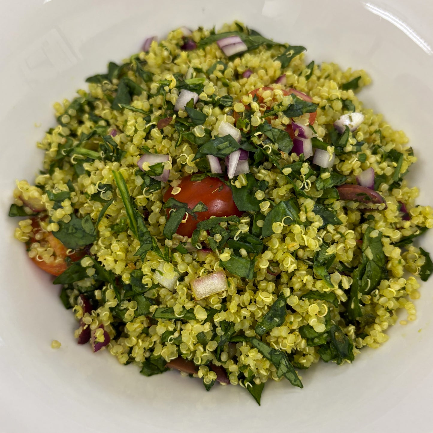 Quinoa Tabbouleh Salad   (quinoa is a gluten-free ingredient)   VG, V, NG, NL [NEW Item!]