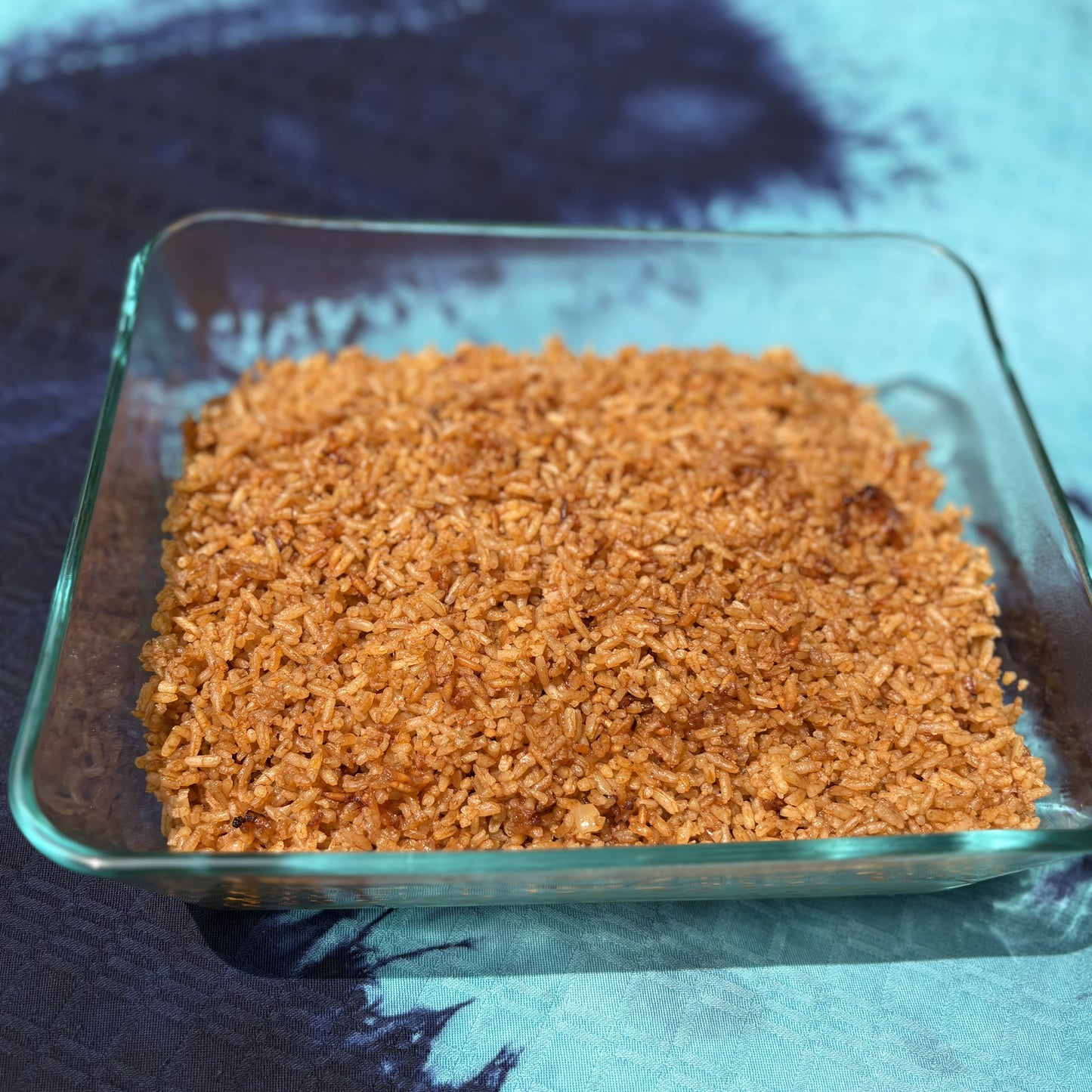 Jollof Fonio w Garlic Wild Caught Shrimp